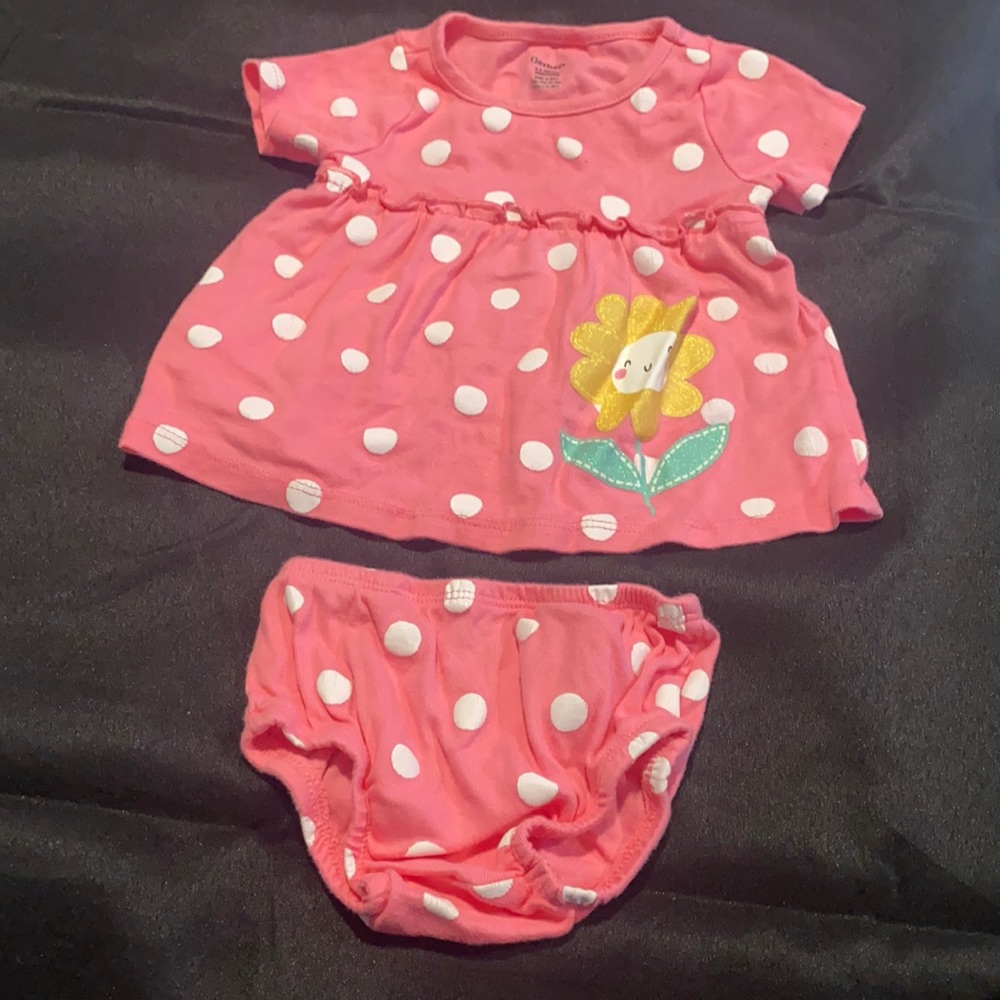 2 piece Big Polka Dot Set